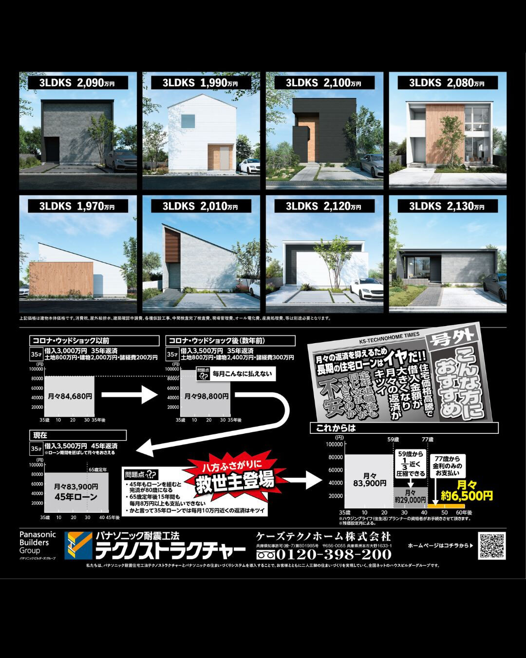 「おしゃれな家は、高い
